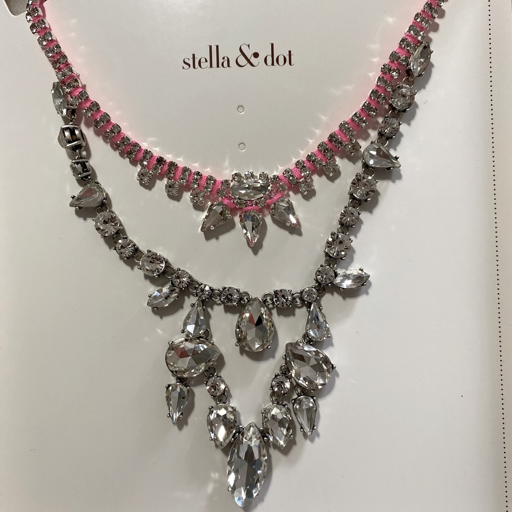 Stella & Dot Neon Dream Statement Necklace